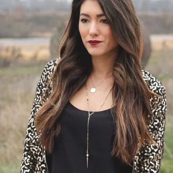 Stella & Dot [GOLD]⚜️Bianca Lariat Necklace - Picture 2 of 9